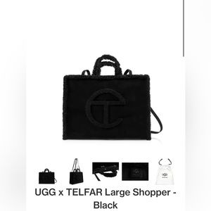 UGG x Telfar Large Shopper- Black